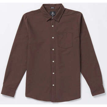 Vêtements Homme Chemises manches courtes Volcom Camisa  Veeco Oxford - Pumice Marron