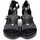 Chaussures Femme Sandales et Nu-pieds Mjus Femme Chaussures, Sandales, Cuir douce, Talon Compensé - T18014 Noir