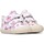 Chaussures Fille Baskets montantes Naturino Chaussures premiers pas en tissu avec imprimé floral COCOON VL Blanc