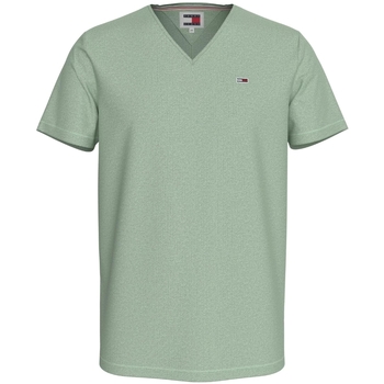 Vêtements Homme Dotted Collared Polo Shirt Tommy Jeans T shirt  Ref 62929 LXY Vert Vert