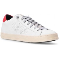 Chaussures Homme Baskets mode P448 Baskets John rouges Blanc