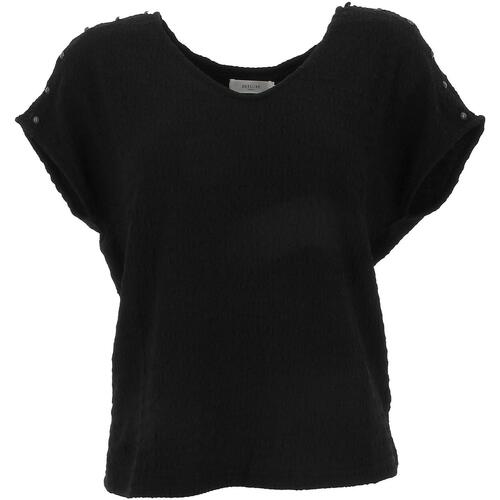 Vêtements Femme T-shirts manches courtes Deeluxe Kamili to w Noir