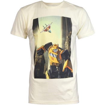 Vêtements Homme T-shirts manches longues Transformers NS8113 Blanc
