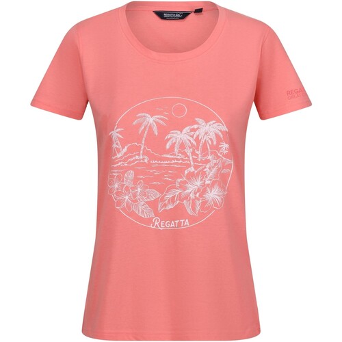Vêtements Femme T-shirts manches longues Regatta RG10488 Rouge