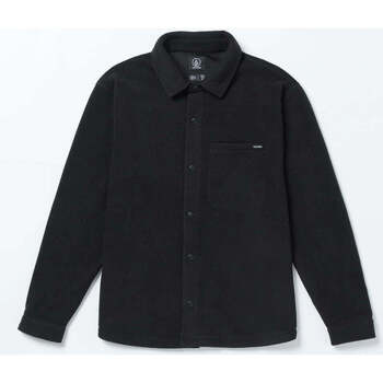 Vêtements Homme Chemises manches courtes Volcom Camisa de Forro Polar  Bowered Light - Black Noir