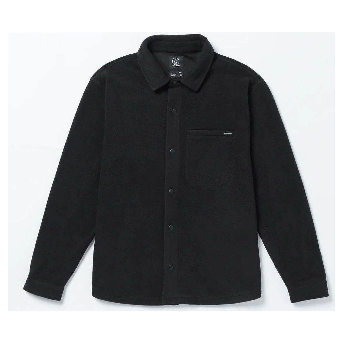 Vêtements Homme Blousons Volcom Camisa de Forro Polar  Bowered Light - Black Noir