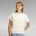 Vêtements Femme T-shirts & Polos G-Star Raw D24512-C812 RAGALAN-G286 ANTIQUE WHITE Blanc