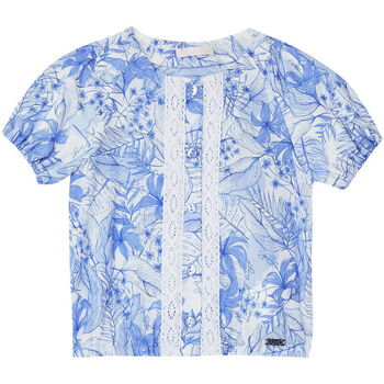 Vêtements Fille Chemises / Chemisiers Liu Jo Chemise à fleurs Bleu