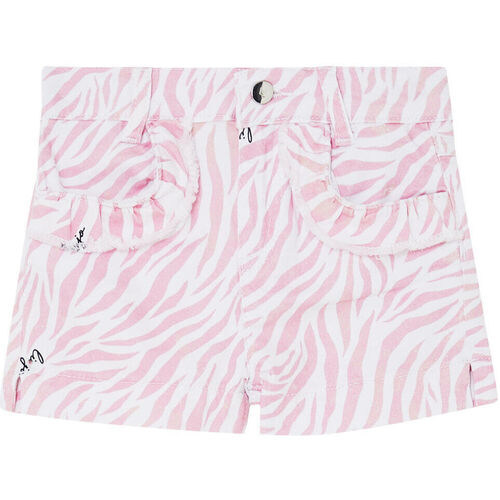 Vêtements Fille Shorts / Bermudas Liu Jo Short stretch avec imprimé Rose