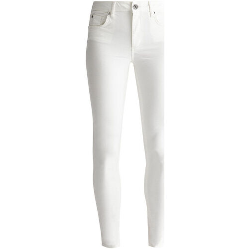 Vêtements Femme Pantalons Liu Jo Pantalon skinny bottom up Blanc