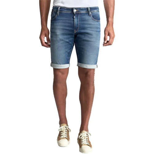 Vêtements Homme Shorts / Bermudas Le Temps des Cerises stretch Bleu