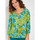 Vêtements Femme Tops / Blouses MICHAEL Michael Korskong Blouse voile de coton bio ample MEHAN Vert