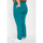 Vêtements Femme Pantalons La Fiancee Du Mekong Pantalon cigarette taille elastiquée coton NIMANE Bleu