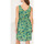 Vêtements Femme Robes courtes Bibliothèques / Etagères Robe courte doublée imprimée YASA Vert
