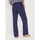 Vêtements Femme Pantalons La Fiancee Du Mekong Pantalon droit coton épais LINE Bleu