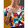 Vêtements Femme T-shirts manches courtes La Fiancee Du Mekong Tee shirt coton imprimé bio BACACIANE Multicolore