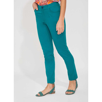 Vêtements Femme Pantalons Top 5 des venteskong Pantalon cigarette coton MALACIA Bleu
