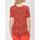 Vêtements Femme T-shirts manches courtes La Fiancee Du Mekong Tee shirt imprimé jersey Ecovero DAKTARINE Rouge