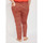 Vêtements Femme Pantalons La Fiancee Du Mekong Pantalon cigarette taille elastiquée coton NIMANE Orange