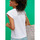 Vêtements Femme T-shirts manches courtes La Fiancee Du Mekong Tee shirt coton bio dentelle CEBANE Blanc