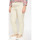 Vêtements Femme Pantalons La Fiancee Du Mekong Pantalon cigarette taille elastiquée coton NIMANE Beige