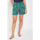 Vêtements Femme Shorts / Bermudas La Fiancee Du Mekong Short imprimé coton LAHAD Vert