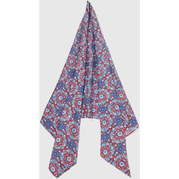 Accessoires textile Femme Alerte au rouge La Fiancee Du Mekong Grande étole imprimée voile de coton bio MAXI Bleu