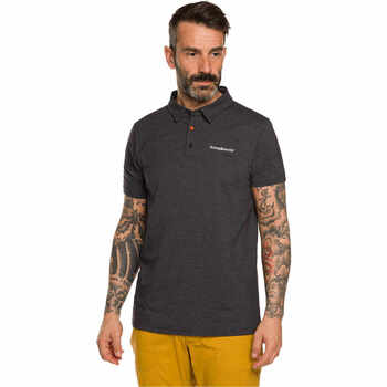 Vêtements Homme Branded printed at chest and tulle hem to t-shirt Trango POLO FINU Gris