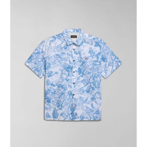 Vêtements Homme Chemises manches longues Napapijri G-RONGE NP0A4HX1-F5Z Bleu
