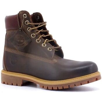 Chaussures Homme Bottes ville Timberland TB027097214 - HERITAGE WATERPROOF-BROWN FULL GRAIN Marron