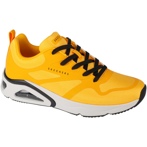 Chaussures Homme Baskets basses Ivory Skechers Tres-Air Uno - Revolution-Airy Jaune