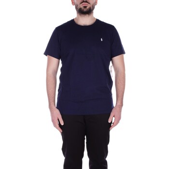 Vêtements Homme T-shirts manches courtes Ralph Lauren 714844756 Bleu
