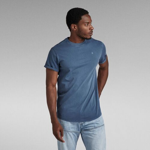 Vêtements Homme T-shirts & Polos G-Star Raw D16396-2653 LASH-G305 VINTAGE INDIGO Bleu