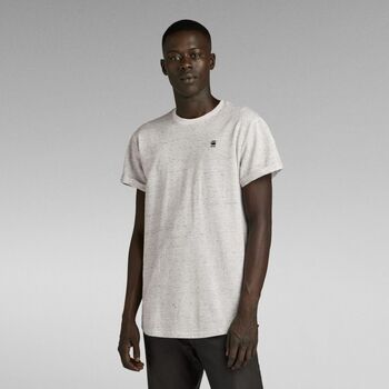 Vêtements Homme T-shirts & Polos G-Star Raw D16396-D565 LASH-971 MILK HTR Blanc