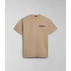 Vêtements Homme T-shirts & Polos Napapijri S-KOTCHO NP0A4HTV-N1E BEIGE CORNSTALK Beige