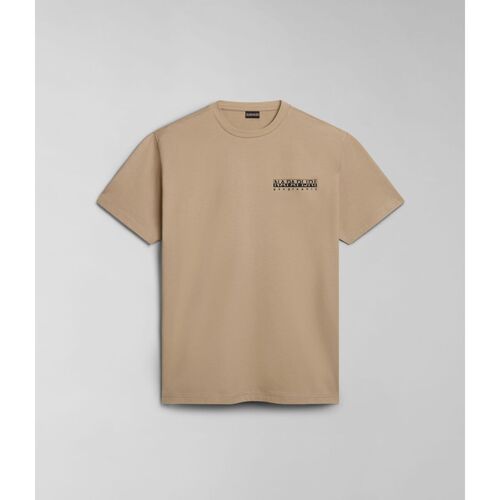 Vêtements Homme T-shirts & Polos Napapijri S-KOTCHO NP0A4HTV-N1E BEIGE CORNSTALK Beige