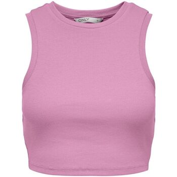 Vêtements Femme Débardeurs / T-shirts sans manche Only 15282771 VILMA-BEGONIA PINK Rose