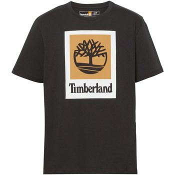 Timberland Tee-shirt coton col rond Noir