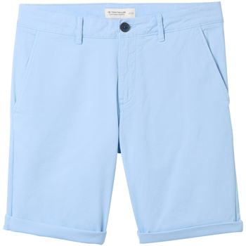 Vêtements Homme Shorts / Bermudas Tom Tailor Short coton chino Bleu