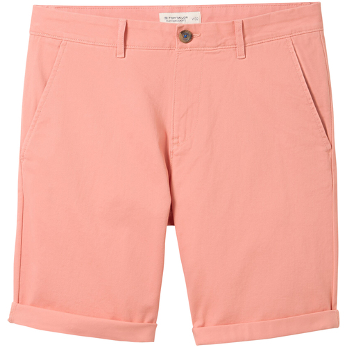 Vêtements Homme Shorts / Bermudas Tom Tailor Short coton chino Orange