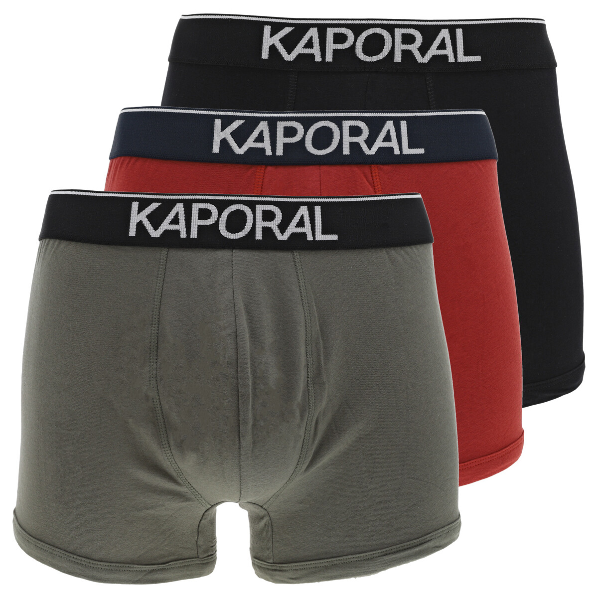 Sous-vêtements Homme Boxers Kaporal Boxers coton, lot de 3 Multicolore