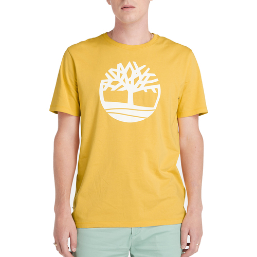 Vêtements Homme T-shirts manches courtes Timberland Kennebec River Tree Logo Jaune