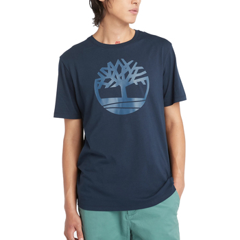 Vêtements Homme T-shirts manches courtes Timberland Kennebec River Tree Logo Bleu