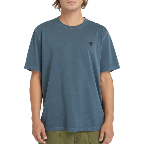 Vêtements Homme T-shirts manches courtes Timberland Garment-Dyed Bleu