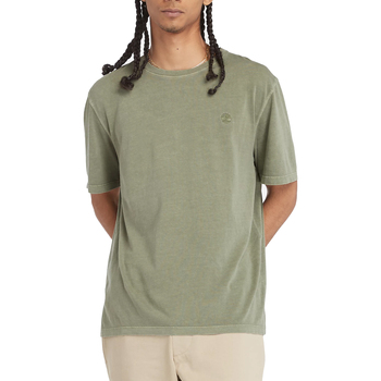 Vêtements Homme T-shirts manches courtes Timberland Garment-Dyed Vert