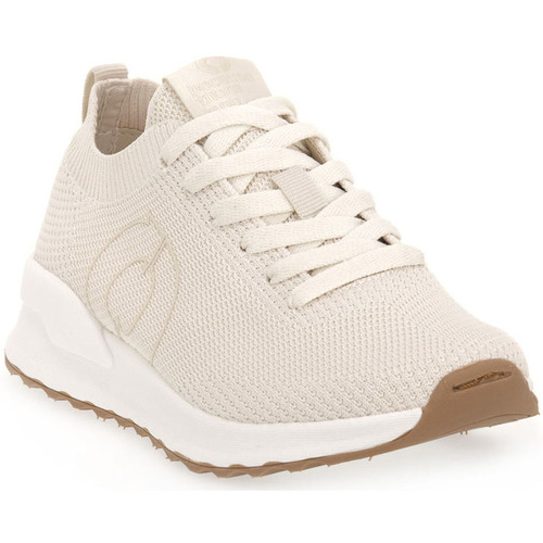 Chaussures Femme Baskets Are Ecoalf OFF WHITE CONDENKNIT Blanc
