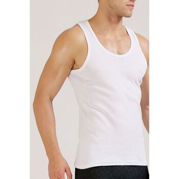 Vêtements Homme T-shirts manches courtes Kebello Débardeur Blanc H Blanc