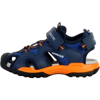 Chaussures Fille Sandales et Nu-pieds Geox Sandales à Scratch  Borealis Bleu