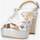 Chaussures Femme Sandales et Nu-pieds Clia Walk ELEGANT61-ARGENTO Argenté