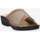 Chaussures Femme Claquettes Clia Walk ESTRAIBILE531-TAUPE Beige